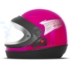 Capacete Moto Automático Pro Tork Sport Moto Rosa Capacete Moto Automático Pro Tork Sport Moto Rosa