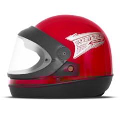 Capacete Moto Automático Pro Tork Sport Moto Vermelho Capacete Moto Automático Pro Tork Sport Moto Vermelho