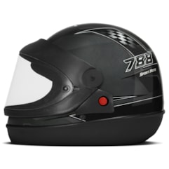 Capacete Moto Automático Pro Tork Super Sport Moto Grafite Cinza Capacete Moto Automático Pro Tork Super Sport Moto Grafite Cinza