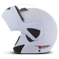 Capacete Moto Escamoteável Robocop Pro Tork V-Pro Jet Branco Capacete Moto Escamoteável Robocop Pro Tork V-Pro Jet Branco