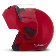 Capacete Moto Escamoteável Robocop Pro Tork V-Pro Jet Vermelho Capacete Moto Escamoteável Robocop Pro Tork V-Pro Jet Vermelho