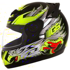 Capacete Moto Fechado Pro Tork Evolution G6 Eagle Amarelo Capacete Moto Fechado Pro Tork Evolution G6 Eagle Amarelo