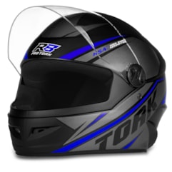 Capacete Moto Fechado Pro Tork R8 Azul Capacete Moto Fechado Pro Tork R8 Azul