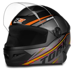 Capacete Moto Fechado Pro Tork R8 Laranja Capacete Moto Fechado Pro Tork R8 Laranja