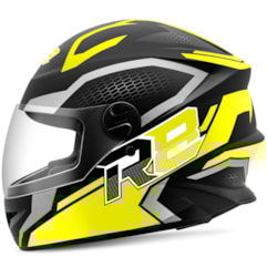 Capacete Moto Fechado R8 Air Pro Tork Fosco Amarelo Capacete Moto Fechado R8 Air Pro Tork Fosco Amarelo