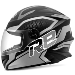 Capacete Moto Fechado R8 Air Pro Tork Fosco Grafite Capacete Moto Fechado R8 Air Pro Tork Fosco Grafite