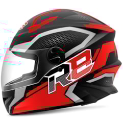 Capacete Moto Fechado R8 Air Pro Tork Fosco Vermelho Capacete Moto Fechado R8 Air Pro Tork Fosco Vermelho
