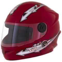 Capacete Moto Infantil Pro Tork Liberty Kids Vermelho Capacete Moto Infantil Pro Tork Liberty Kids Vermelho