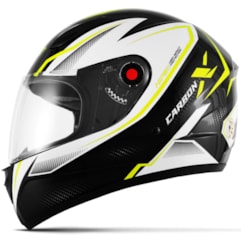Capacete Moto Mixs Fokker Carbon X 2019 Brilhante Capacete Moto Mixs Fokker Carbon X 2019 Brilhante