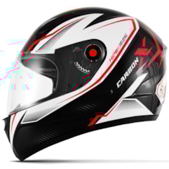 Capacete Moto Mixs Fokker Carbon X 2019 Brilhante Capacete Moto Mixs Fokker Carbon X 2019 Brilhante