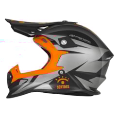 Capacete Moto Motocross Fast Rally dos Sertões Brilhante Capacete Moto Motocross Fast Rally dos Sertões Brilhante