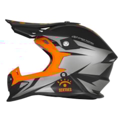 Capacete Moto Motocross Fast Rally dos Sertões Fosco Capacete Moto Motocross Fast Rally dos Sertões Fosco
