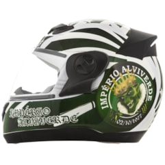 Capacete Moto Pro Tork Evolution 3G Império Alviverde Capacete Moto Pro Tork Evolution 3G Império Alviverde