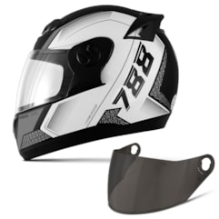 Capacete Moto Pro Tork Evolution G6 Pro Series Tech + Viseira Fumê Grafite Capacete Moto Pro Tork Evolution G6 Pro Series Tech + Viseira Fumê Grafite