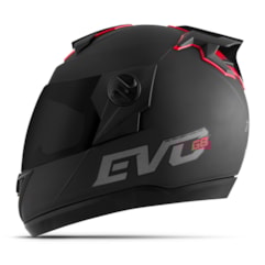 Capacete Moto Pro Tork Evolution G8 Evo Solid Viseira Fumê Preto Fosco Capacete Moto Pro Tork Evolution G8 Evo Solid Viseira Fumê Preto Fosco