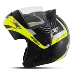 Capacete Moto Robocop Escamoteável Pro Tork V-Pro Jet 2 Preto e Amarelo Capacete Moto Robocop Escamoteável Pro Tork V-Pro Jet 2 Preto e Amarelo