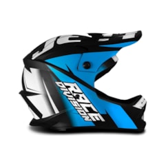 Capacete Motocross Infantil Jett Factory Edition Azul Capacete Motocross Infantil Jett Factory Edition Azul