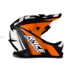 Capacete Motocross Infantil Jett Factory Edition Laranja Capacete Motocross Infantil Jett Factory Edition Laranja