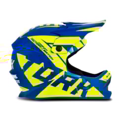 Capacete Motocross Infantil Pro Tork Factory Edition Azul e Amarelo Capacete Motocross Infantil Pro Tork Factory Edition Azul e Amarelo