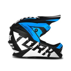 Capacete Motocross Infantil Pro Tork Factory Edition Neon Azul Capacete Motocross Infantil Pro Tork Factory Edition Neon Azul