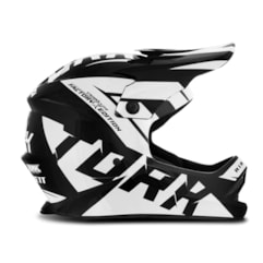Capacete Motocross Infantil Pro Tork Factory Edition Preto e Branco Capacete Motocross Infantil Pro Tork Factory Edition Preto e Branco