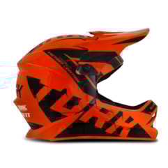 Capacete Motocross Infantil Pro Tork Factory Edition Preto e Laranja Capacete Motocross Infantil Pro Tork Factory Edition Preto e Laranja