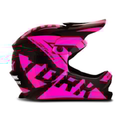 Capacete Motocross Infantil Pro Tork Factory Edition Preto e Rosa Capacete Motocross Infantil Pro Tork Factory Edition Preto e Rosa