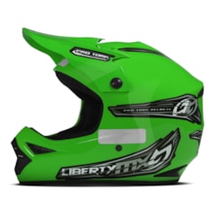 Capacete Motocross Off Road Pro Tork Liberty MX Pro Verde Capacete Motocross Off Road Pro Tork Liberty MX Pro Verde