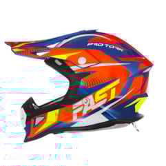 Capacete Motocross Pro Tork Fast Fantasy Capacete Motocross Pro Tork Fast Fantasy