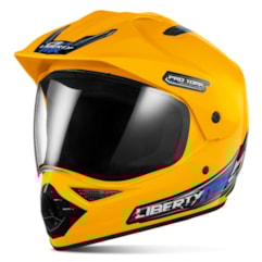 Capacete Motocross Pro Tork Liberty Mx Vision Amarelo Capacete Motocross Pro Tork Liberty Mx Vision Amarelo
