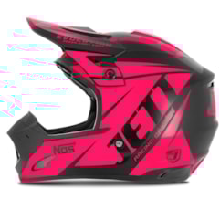 Capacete Motocross TH1 Jett Evolution Neon Pink Capacete Motocross TH1 Jett Evolution Neon Pink