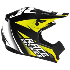 Capacete Motocross TH1 Jett Factory Edition Neon Amarelo Capacete Motocross TH1 Jett Factory Edition Neon Amarelo
