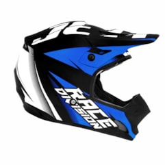Capacete Motocross TH1 Jett Factory Edition Neon Azul Miami Capacete Motocross TH1 Jett Factory Edition Neon Azul Miami