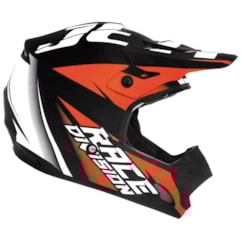 Capacete Motocross TH1 Jett Factory Edition Neon Laranja Capacete Motocross TH1 Jett Factory Edition Neon Laranja