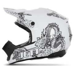 Capacete Motocross TH1 Jett Tattooed Capacete Motocross TH1 Jett Tattooed