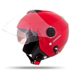 Capacete New Atomic Solid Brilhante Vermelho Capacete New Atomic Solid Brilhante Vermelho