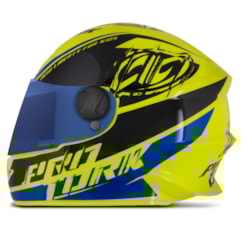 Capacete New Liberty For Kids Infantil Amarelo/Azul TAM. 54 VIS.IRIDIUM Capacete New Liberty For Kids Infantil Amarelo/Azul TAM. 54 VIS.IRIDIUM