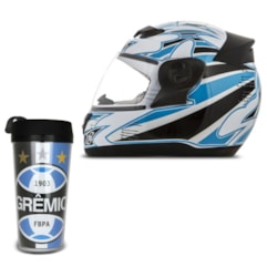 Capacete Pro Tork Evolution 3G Grêmio + Copo Térmico Capacete Pro Tork Evolution 3G Grêmio + Copo Térmico