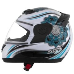 Capacete Pro tork Evolution 788 Femme Branco/Azul Capacete Pro tork Evolution 788 Femme Branco/Azul