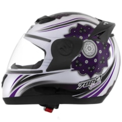 Capacete Pro tork Evolution 788 Femme Branco/Lilas Capacete Pro tork Evolution 788 Femme Branco/Lilas