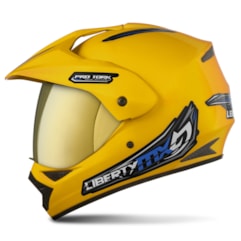 Capacete Pro Tork Liberty MX Pro Vision Viseira Dourada Capacete Pro Tork Liberty MX Pro Vision Viseira Dourada