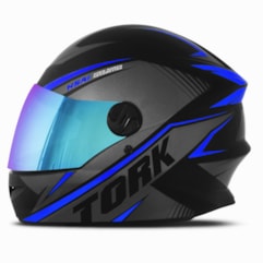 Capacete Pro Tork Moto Fechado R8 Azul Viseira Camaleão Capacete Pro Tork Moto Fechado R8 Azul Viseira Camaleão
