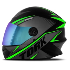 Capacete Pro Tork Moto Fechado R8 Verde Viseira Camaleão Capacete Pro Tork Moto Fechado R8 Verde Viseira Camaleão