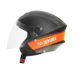 Capacete Pro Tork New Liberty 3 Rally dos Sertões Brilhante Grafite - Laranja Capacete Pro Tork New Liberty 3 Rally dos Sertões Brilhante Grafite - Laranja