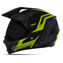 Capacete Pro Tork TH1 New Adventure Amarelo Viseira Fumê Capacete Pro Tork TH1 New Adventure Amarelo Viseira Fumê