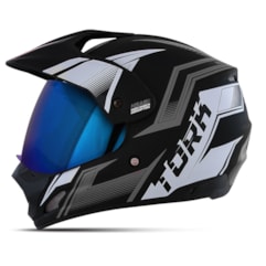 Capacete Pro Tork TH1 Vision New Adventure Viseira Iridium Capacete Pro Tork TH1 Vision New Adventure Viseira Iridium
