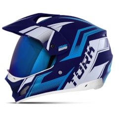Capacete Pro Tork TH1 Vision New Adventure Viseira Iridium Capacete Pro Tork TH1 Vision New Adventure Viseira Iridium