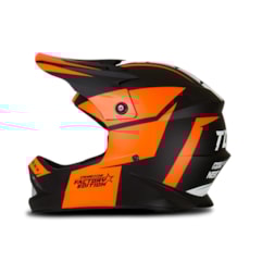 Capacete Protork Cross Infantil Factory Edition Neon Laranja Capacete Protork Cross Infantil Factory Edition Neon Laranja