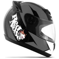 Capacete Red Nose Pro Tork Evolution RN-01 Grafite Brilhante Capacete Red Nose Pro Tork Evolution RN-01 Grafite Brilhante