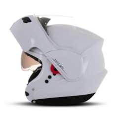 Capacete Robocop Articulado Pro Tork Attack Solid Branco Capacete Robocop Articulado Pro Tork Attack Solid Branco